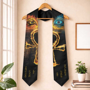 Eye of Ra and Eye of Horus Graduation Stole Power and Magic Ancient Egyptian Mythology
