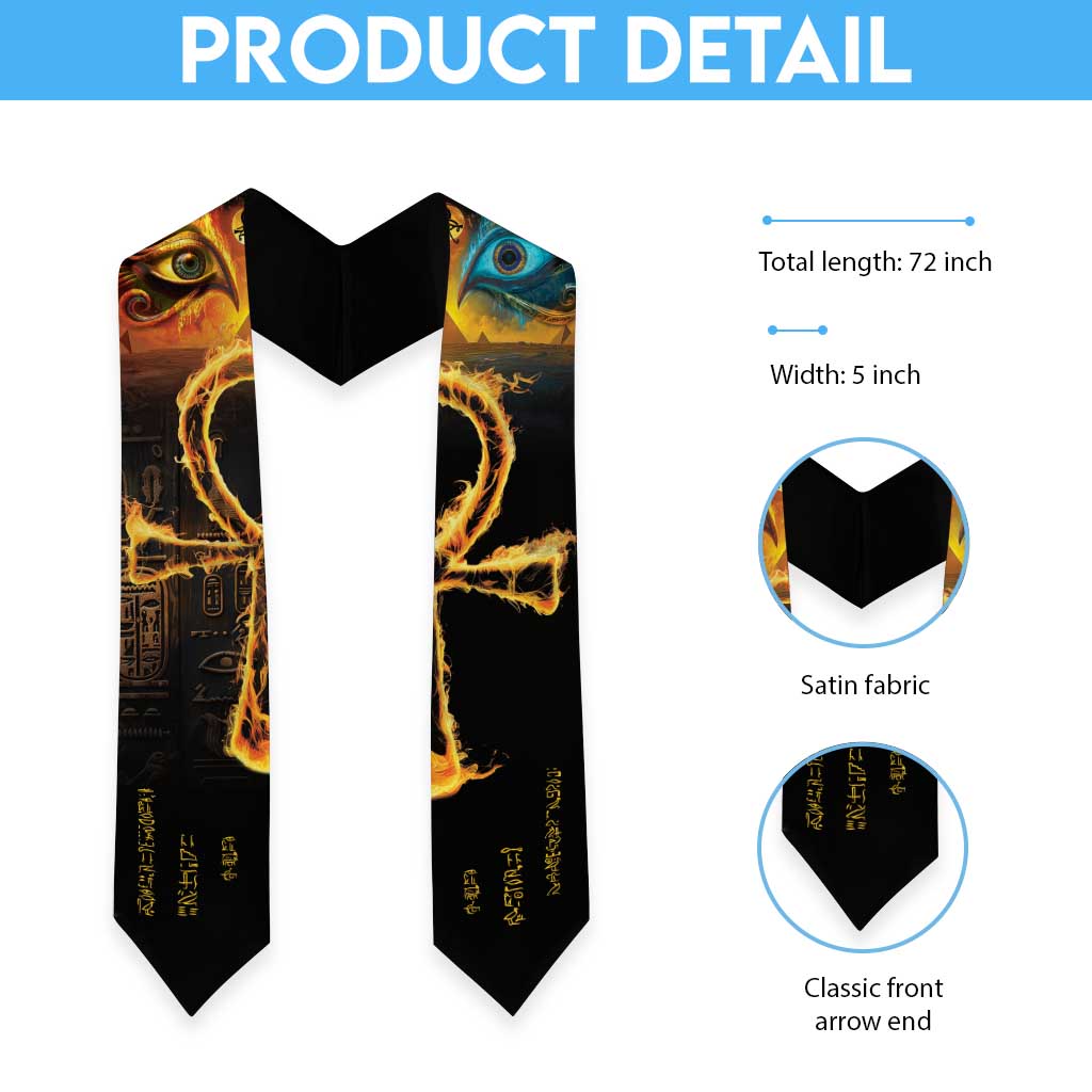 Eye of Ra and Eye of Horus Graduation Stole Power and Magic Ancient Egyptian Mythology