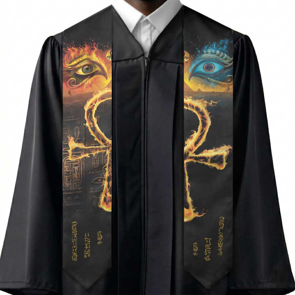Eye of Ra and Eye of Horus Graduation Stole Power and Magic Ancient Egyptian Mythology