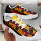 Ghana 2026 Football Chunky Sneakers Go Black Stars Adinkra Curve Stylized - African Pride