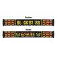 Ghana 2026 Football Soccer Scarf Go Black Stars Adinkra Pattern