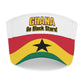 Ghana 2026 Football Sun Visor Cap Go Black Stars