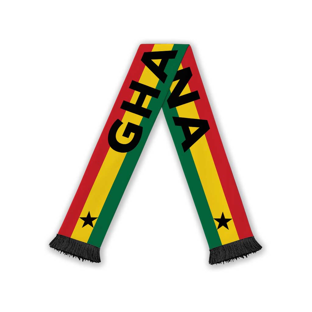 Ghana Football 2026 Soccer Scarf Flag Style