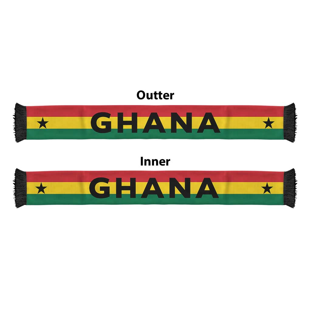 Ghana Football 2026 Soccer Scarf Flag Style