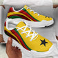 Ghana Football Chunky Sneakers Flag-Inspired Curve Style