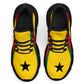Ghana Football Clunky Sneakers Flag-Inspired Curve Style