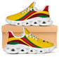 Ghana Football Clunky Sneakers Flag-Inspired Curve Style
