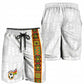 Ghana National Football Shorts for Men Kente Motifs Sporty Style - African Pride