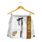 Ghana National Football Shorts for Women Kente Motifs Sporty Style - African Pride