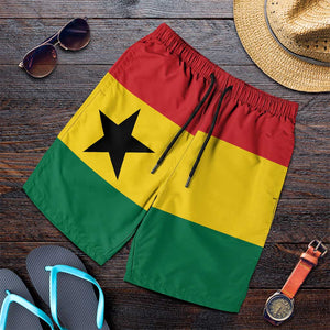 Ghana Shorts for Men National Flag Colors - African Pride