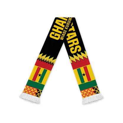 Ghana Wiase Kuruwa Soccer Scarf Kente Pride Edition