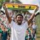 Ghana World Football 2026 Soccer Scarf Ancient Kings Modern Warriors