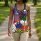 Haiti Flag Day Hollow Tank Top Haitian Blood American Heart Eagle With Flag