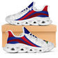 Haiti Football Clunky Sneakers Flag-Inspired Curve Style
