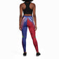 Haiti Leggings Ayiti Neg Maron With Dashiki Royal - African Pride