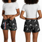 Haiti Map Camouflage Shorts for Women Unique Style - African Pride
