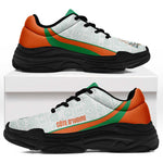 Ivory Coast 2026 Football Chunky Sneakers Les Elephants African Pattern Curve Stylized - African Pride