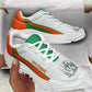 Ivory Coast 2026 Football Chunky Sneakers Les Elephants African Pattern Curve Stylized - African Pride