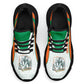 Ivory Coast 2026 Football Clunky Sneakers Les Elephants African Pattern Curve Stylized - African Pride
