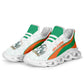 Ivory Coast 2026 Football Clunky Sneakers Les Elephants African Pattern Curve Stylized - African Pride