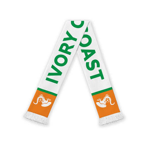 Ivory Coast Football 2026 Soccer Scarf Go Les Elephants