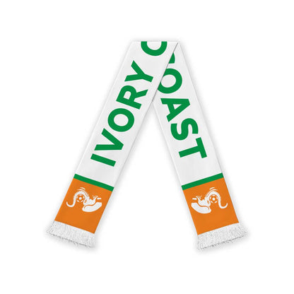 Ivory Coast Football 2026 Soccer Scarf Go Les Elephants