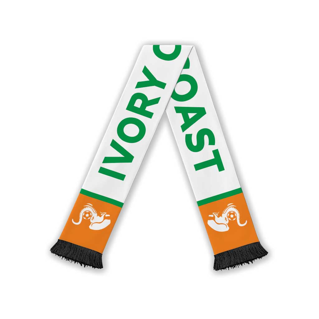 Ivory Coast Football 2026 Soccer Scarf Go Les Elephants