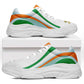 Ivory Coast Football Chunky Sneakers Flag-Inspired Curve Style