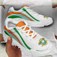 Ivory Coast Football Chunky Sneakers Flag-Inspired Curve Style