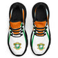 Ivory Coast Football Clunky Sneakers Flag-Inspired Curve Style