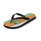 Ivory Coast Football Flip Flops Côte d'Ivoire-Tribal Sporty Style - African Pride
