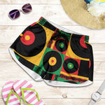Jamaica Soccer 2026 Shorts for Women Reggae Stylized