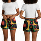 Jamaica Soccer 2026 Shorts for Women Reggae Stylized