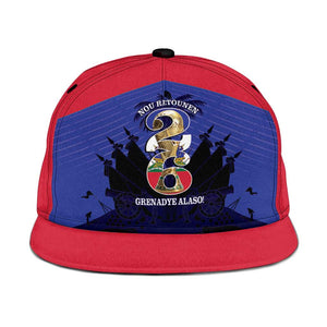 Les Grenadiers Haiti Football Snapback Cap 2026 Nou Retounen Blue Version - African Pride