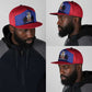 Les Grenadiers Haiti Football Snapback Cap 2026 Nou Retounen Blue Version - African Pride