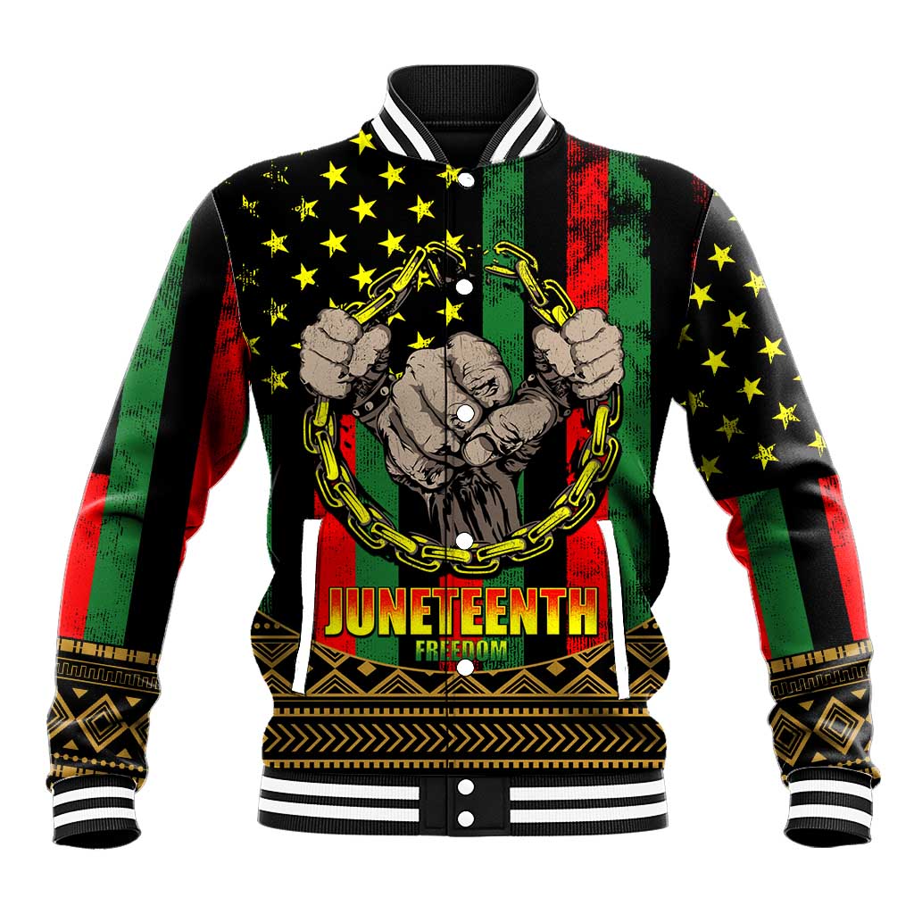 Juneteenth Celebration 2024 Baseball Jacket Black History June 19 LT01