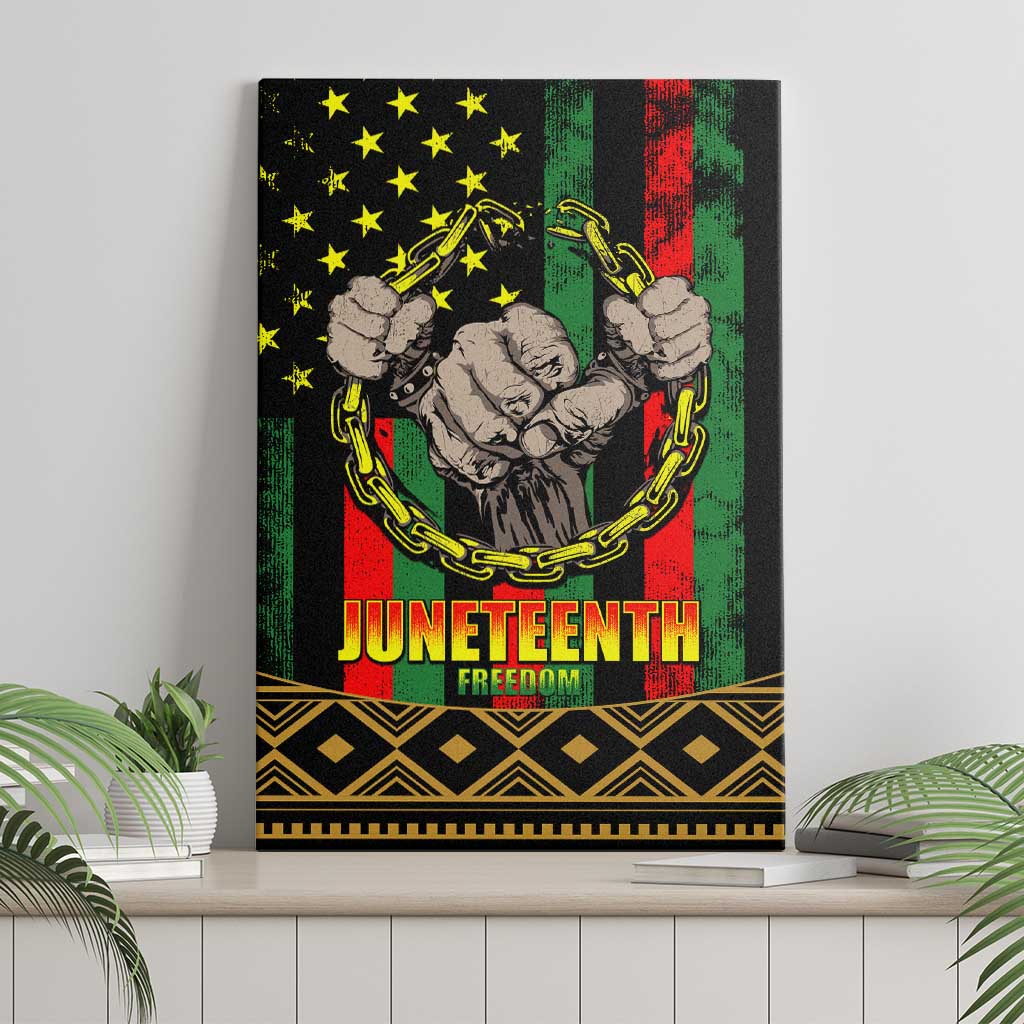 Juneteenth Celebration 2024 Canvas Wall Art Black History June 19