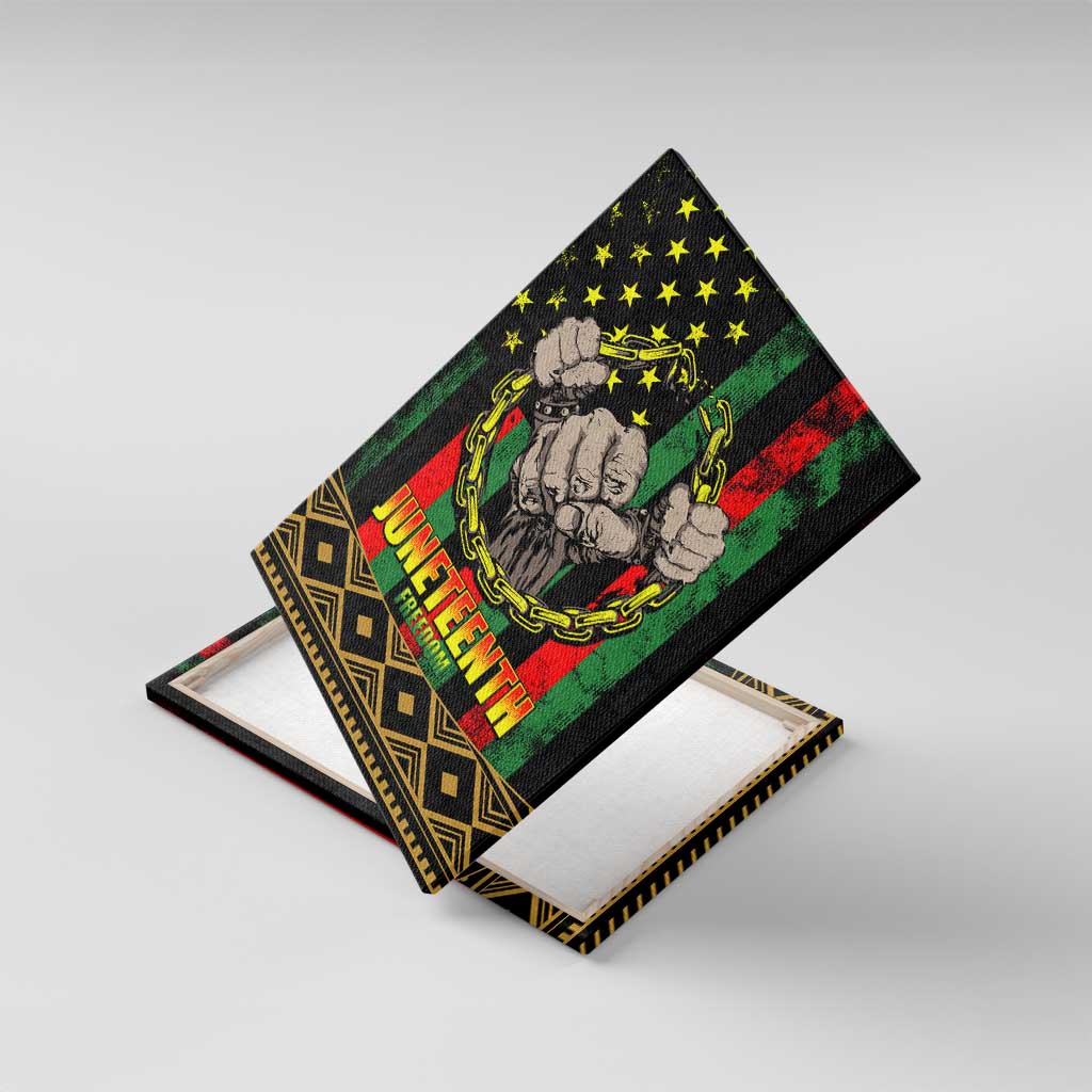 Juneteenth Celebration 2024 Canvas Wall Art Black History June 19