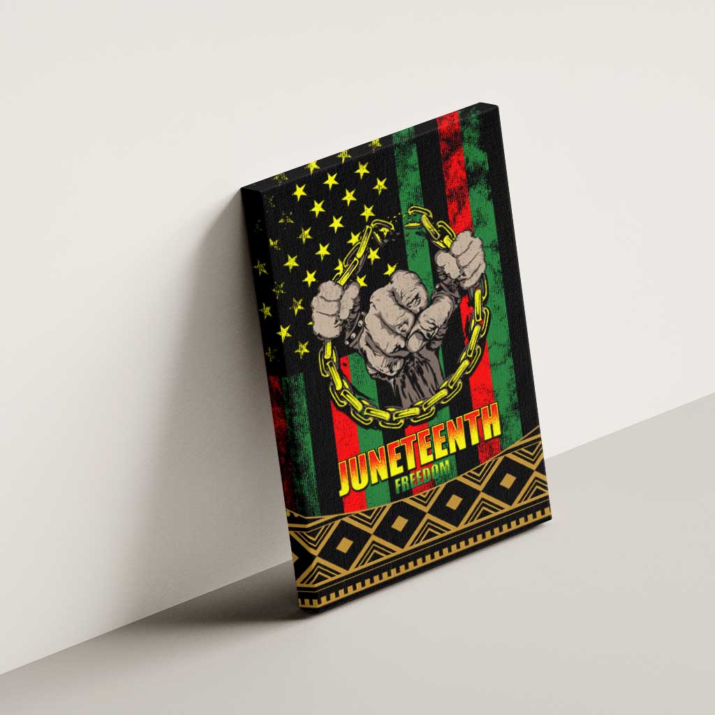 Juneteenth Celebration 2024 Canvas Wall Art Black History June 19