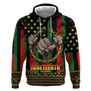 Juneteenth Celebration 2024 Hoodie Black History June 19
