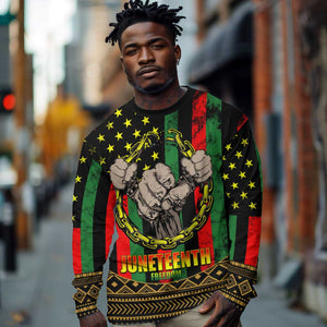 Juneteenth Celebration 2024 Long Sleeve Shirt Black History June 19 LT01