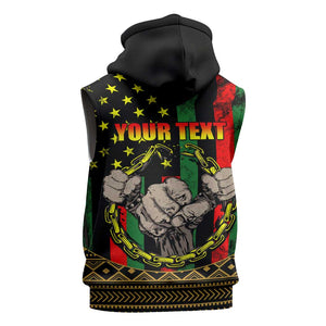 Juneteenth Celebration 2024 Sleeveless Hoodie Black History June 19 - African Pride