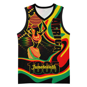 Juneteenth 2024 Basketball Jersey 1865 Freedom Day Anniversary - African Pride