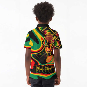Juneteenth 2024 Kid Polo Shirt 1865 Freedom Day Anniversary