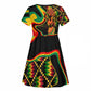 Juneteenth 2024 Kid Short Sleeve Dress 1865 Freedom Day Anniversary