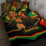 Juneteenth 2024 Quilt Bed Set 1865 Freedom Day Anniversary