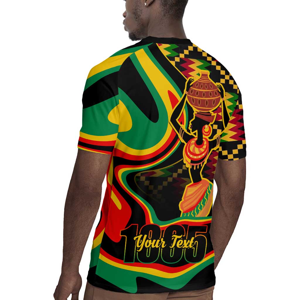 Juneteenth 2024 Rugby Jersey 1865 Freedom Day Anniversary
