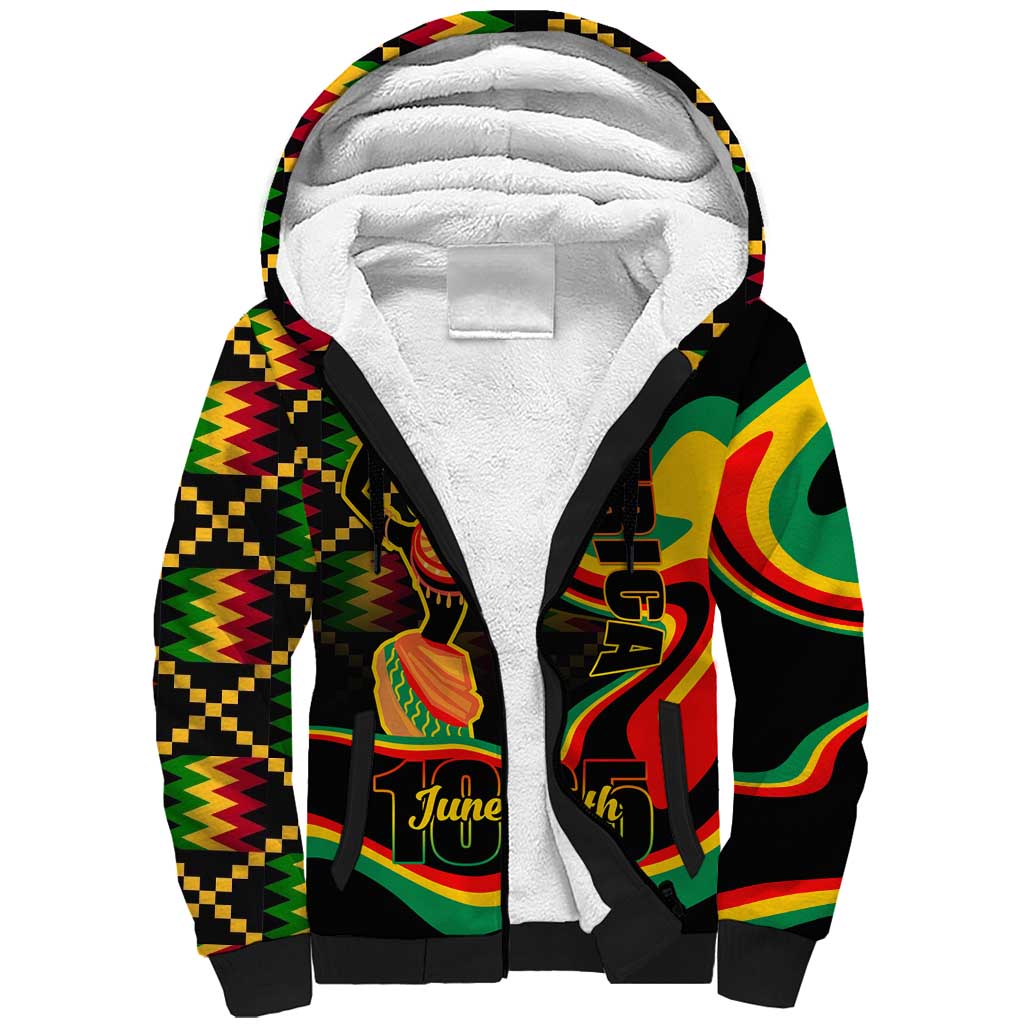 Juneteenth 2024 Sherpa Hoodie 1865 Freedom Day Anniversary