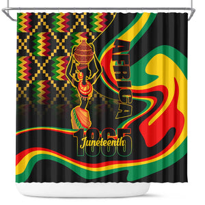 Juneteenth 2024 Shower Curtain 1865 Freedom Day Anniversary