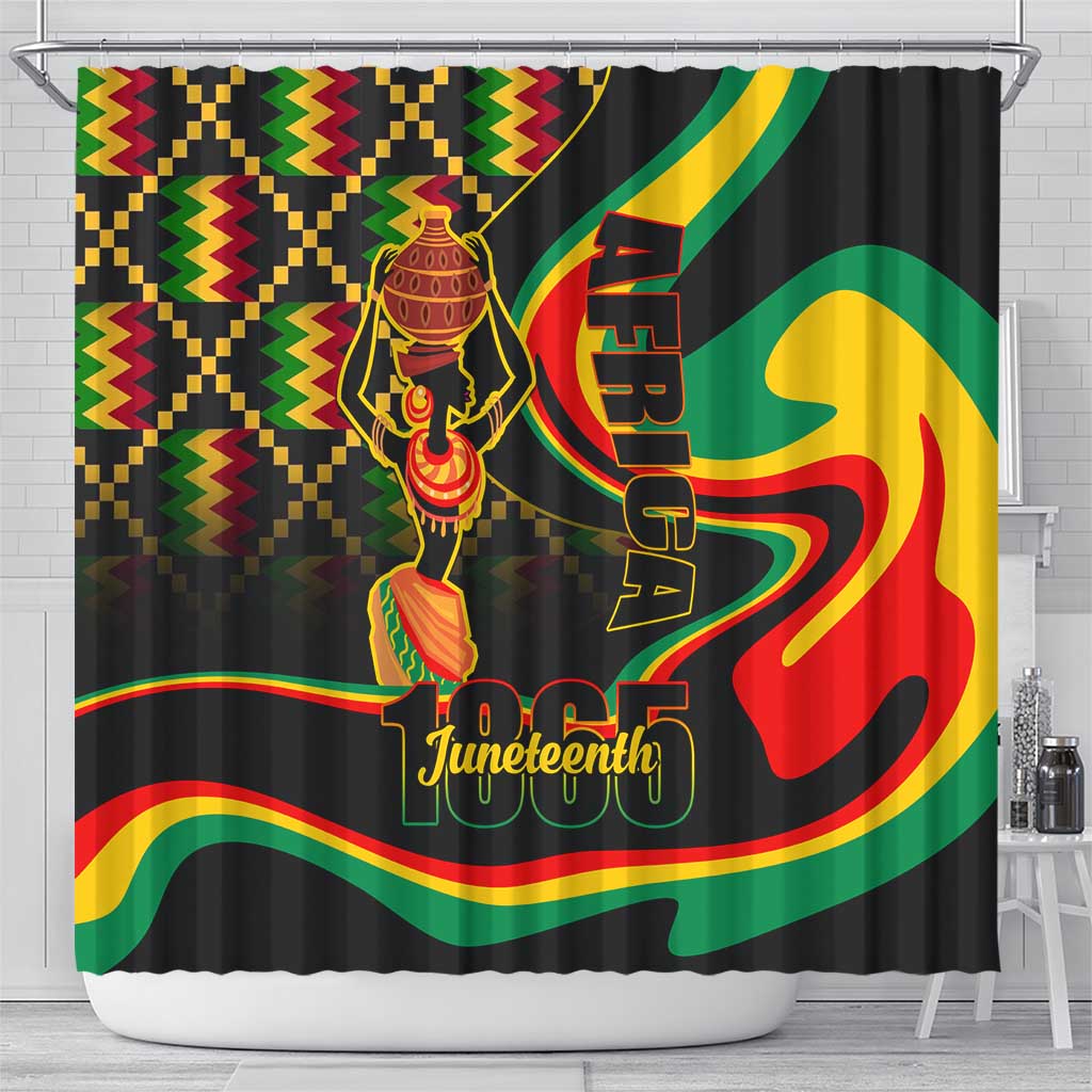 Juneteenth 2024 Shower Curtain 1865 Freedom Day Anniversary